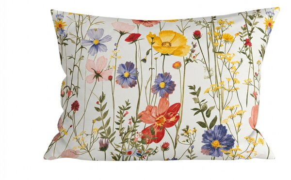 Poszewka na poduszkę z mikrofibry WILDFLOWERS 50x70 cm, kolorowa