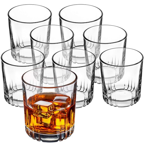 Szklanki do whisky i drinków 280 ml, 8 szt
