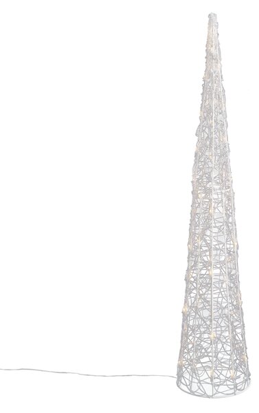 Choinka przezroczysta 100 cm z LED IP44 - Coni