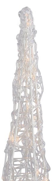 Choinka przezroczysta 60 cm z LED IP44 - Coni