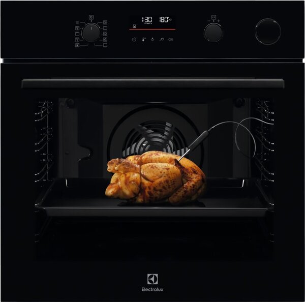 Piekarnik ELECTROLUX LOC6H76Z SteamCrisp Elektryczny parowy Czarny A+