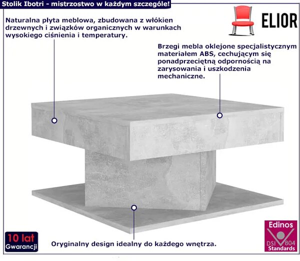 Minimalistyczny Stolik Kawowy Beton L5-D03