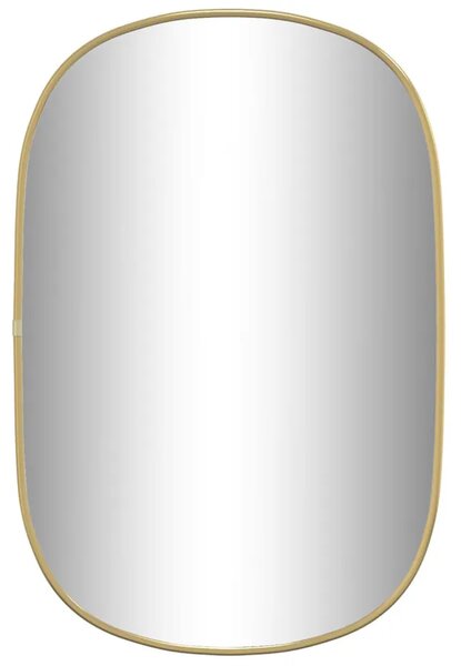 Lustro w nowoczesnej złotej ramie 60x40 cm M6-K31