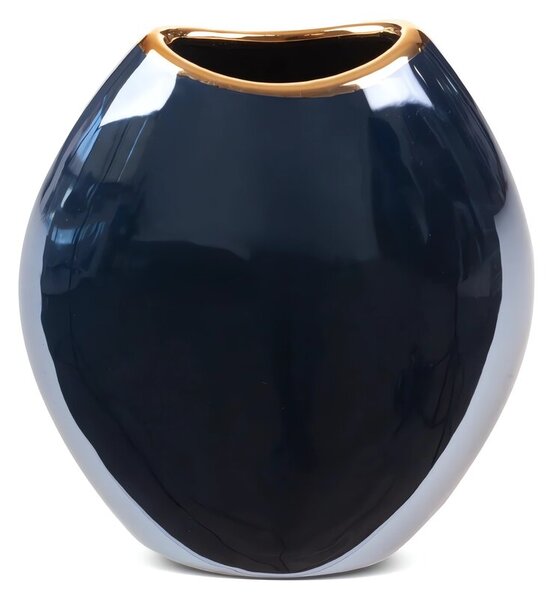 Wazon EUROFIRANY Amora 1 14 x 7 x 16 cm Granatowy