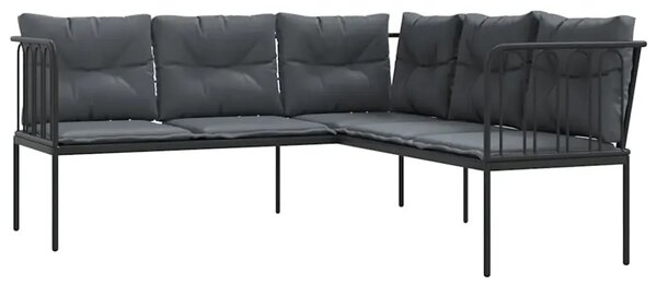 Sofa ogrodowa z antracytowymi poduszkami A8-D85