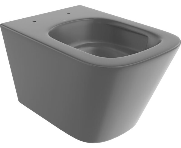 Mexen Teo miska wc Rimless Tornado, czarna mat - 3385XX85T