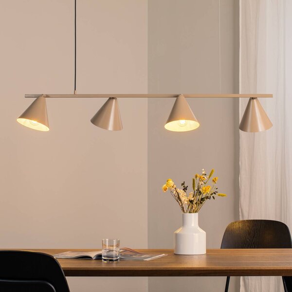 Lampa wisząca Hängeleuchte Form 4 ALDEX, możliwość ściemniania, kremowy / amber, salon / jadalnia, metal, nowoczesny