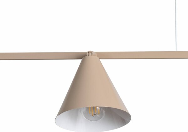 Lampa wisząca Hängeleuchte Form 4 ALDEX, możliwość ściemniania, kremowy / amber, salon / jadalnia, metal, nowoczesny