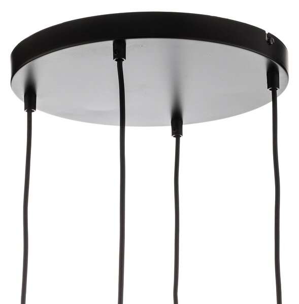 Lampa wisząca szklana Starla EMIBIG LIGHTING, możliwość ściemniania, czarny, salon / jadalnia, szkło, nowoczesny