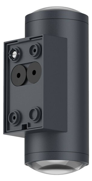 LCD Kinkiet zewnętrzny LED 5156, możliwość ściemniania, czarny, aluminium, nowoczesny