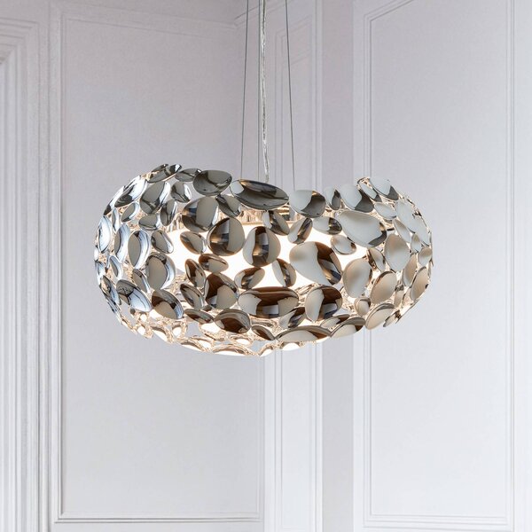 Schuller Valencia Lampa wisząca Narisa, chromowy / srebrny, salon / jadalnia, metal, design