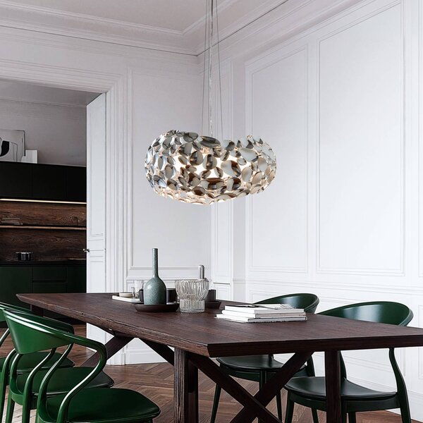 Schuller Valencia Lampa wisząca Narisa, chromowy / srebrny, salon / jadalnia, metal, design