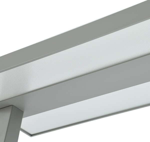 Lampa stojąca Logan Ultra HCL Arcchio, możliwość ściemniania, aluminiowy / szary / cynkowy, biuro, aluminium, nowoczesny