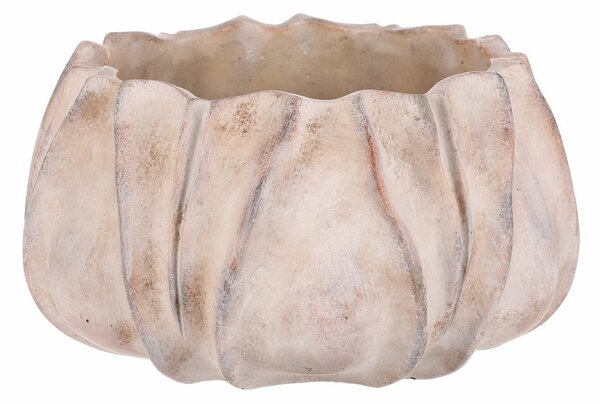 Betonowa donica na kwiaty L, szara, 30 x 17 cm, 30 cm