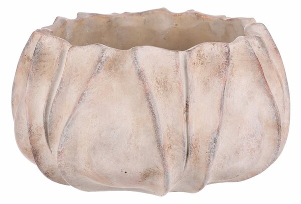 Betonowa donica na kwiaty L, szara, 30 x 17 cm, 30 cm