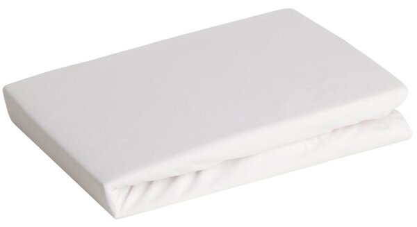 Prześcieradło EUROFIRANY Jersey D91 z gumką 240 x 220 cm Biały