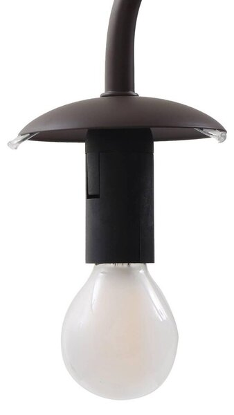 Lindby - Valentina Lampa Ścienna Smoked Grey/Coffee