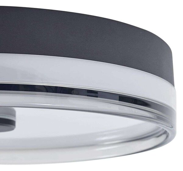 Lindby - Aldorin LED Lampa Sufitowa Ø40 Black