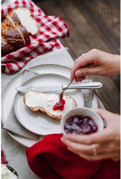 Lniana ścierka 45x65 cm Red Gingham – Linen Tales