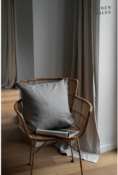 Lniana poszewka na poduszkę 50x50 cm Khaki – Linen Tales
