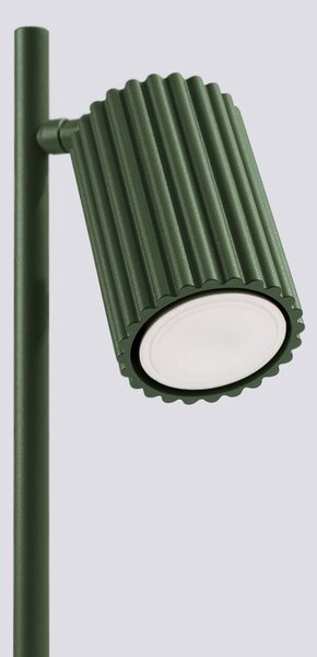 Lampa stołowa ALORA SOLLUX LIGHTING, zielony, salon / jadalnia, aluminium