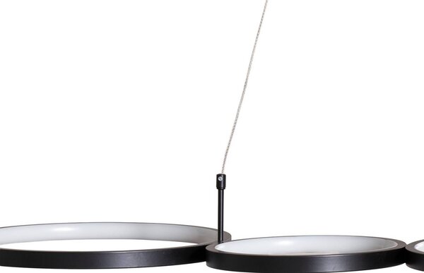 Lampa wisząca Olympia Milagro Lighting, czarny, salon / jadalnia, metal, nowoczesny