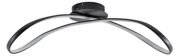 Lampa sufitowa LED Infinity Milagro Lighting, czarny, salon / jadalnia, metal, nowoczesny
