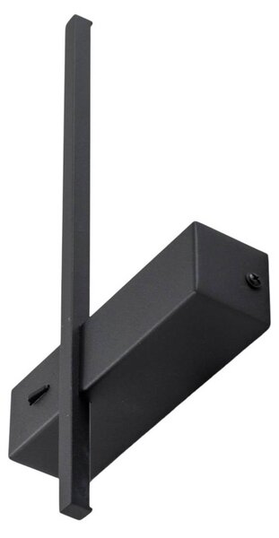 Kinkiet LED Vision Milagro Lighting, czarny, salon / jadalnia, metal, nowoczesny