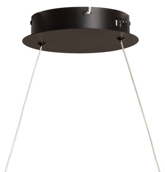 Lampa wisząca Olympia Milagro Lighting, czarny, salon / jadalnia, metal, nowoczesny