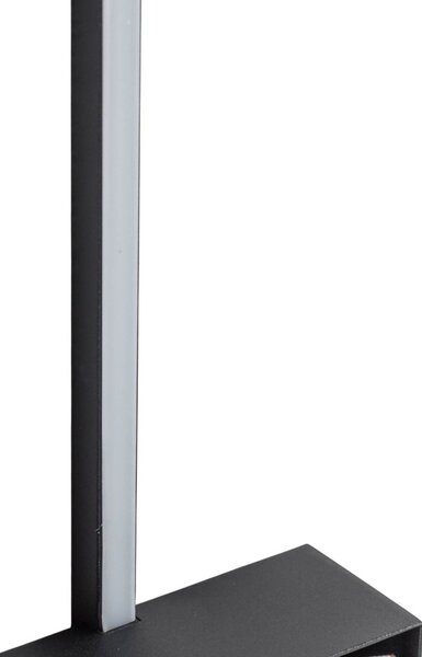 Kinkiet LED Vision Milagro Lighting, czarny, salon / jadalnia, metal, nowoczesny