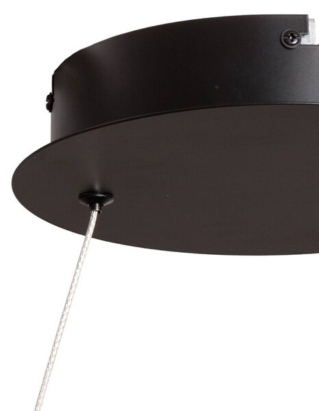 Lampa wisząca Olympia Milagro Lighting, czarny, salon / jadalnia, metal, nowoczesny