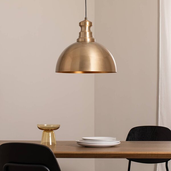 Lampa wisząca Berceste Opviq, możliwość ściemniania, mosiężny / złoty, salon / jadalnia, metal, nowoczesny