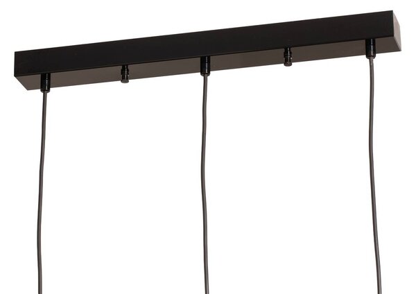 Lampa wisząca Yildo Opviq, możliwość ściemniania, czarny, salon / jadalnia, metal, nowoczesny