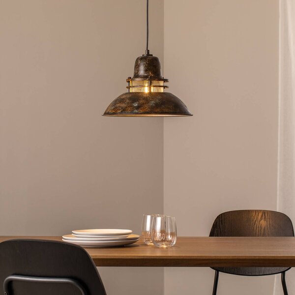 Lampa wisząca Opviq, możliwość ściemniania, brązowy / rdzawy, salon / jadalnia, metal, vintage