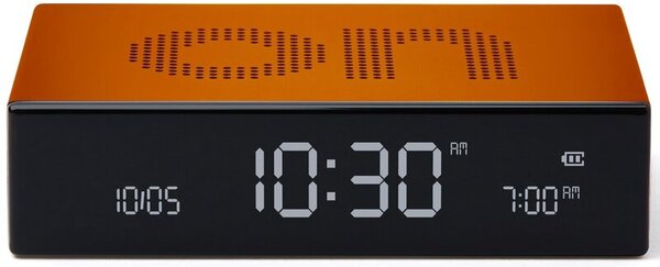 Budzik LEXON Flip Premium LR152O1 Pomarańczowy