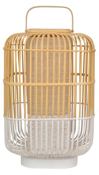 Lampa Stołowa Forestier, Bamboo, biały, salon, bambus, design
