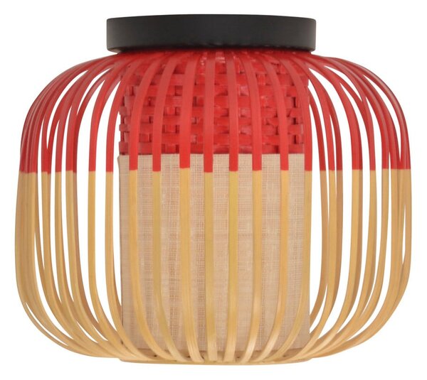 Lampa Sufitowa Forestier, Bamboo, ściemnialny, czerwony, przedpokój, bambus, design