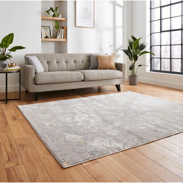 Szaro-złoty dywan 170x120 cm Apollo – Think Rugs
