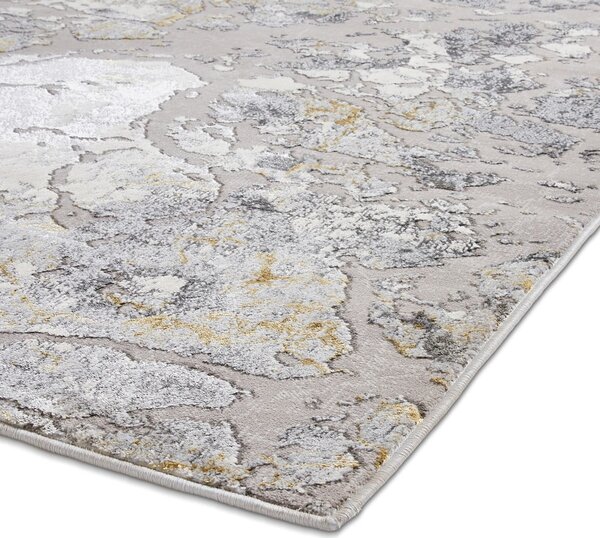 Szaro-złoty dywan 170x120 cm Apollo – Think Rugs