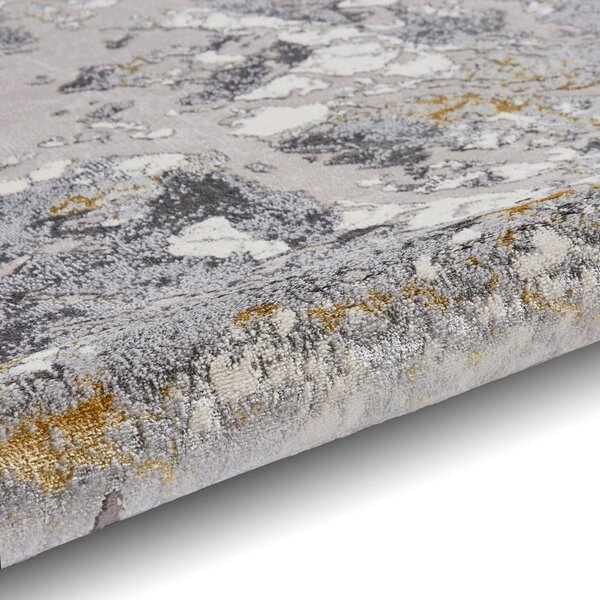 Szaro-złoty dywan 170x120 cm Apollo – Think Rugs