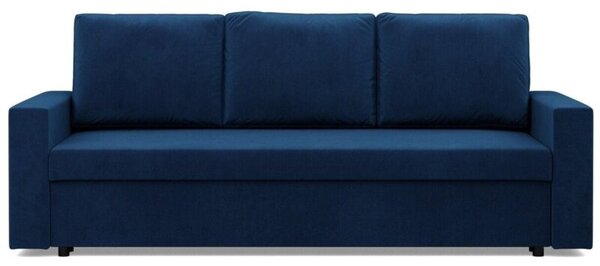 Kanapa 3 osobowa, BLOM, velvet, 220x92x92 cm, granatowy | TYLETEGOTU
