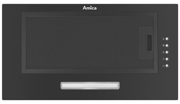 Okap AMICA OMP6211B Czarny 250m3/h 63dB klasa C WÅÄ cznik i wyÅÄ cznik oÅwietlenia