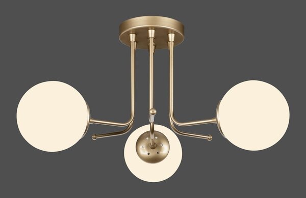 Lampa sufitowa w kolorze złota Squid Lighting Star, wys. 34 cm