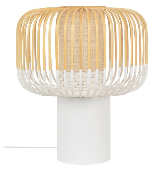 Lampa Stołowa Forestier, Bamboo, biały, salon, bambus, design