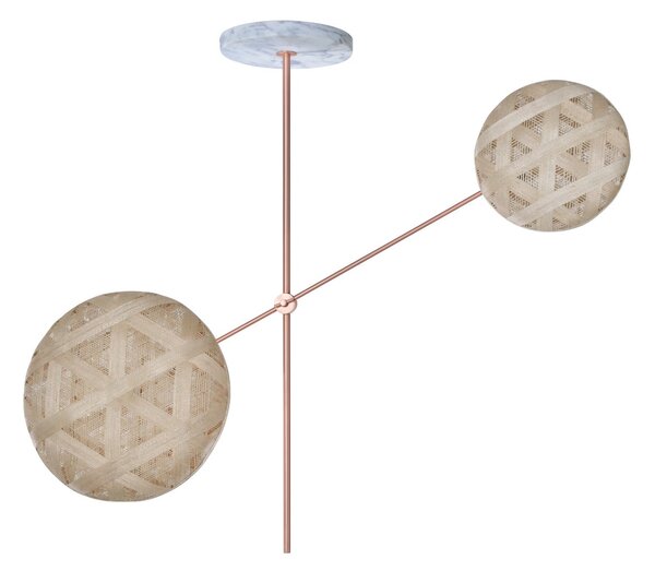 Lampa Wisząca Forestier, Chanpen, ściemnialny, beżowy, jadalnia, design