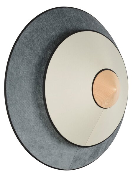 Lampa Ścienna Forestier, Cymbal, ściemnialny, niebieski, salon, tkanina | tekstylia, design