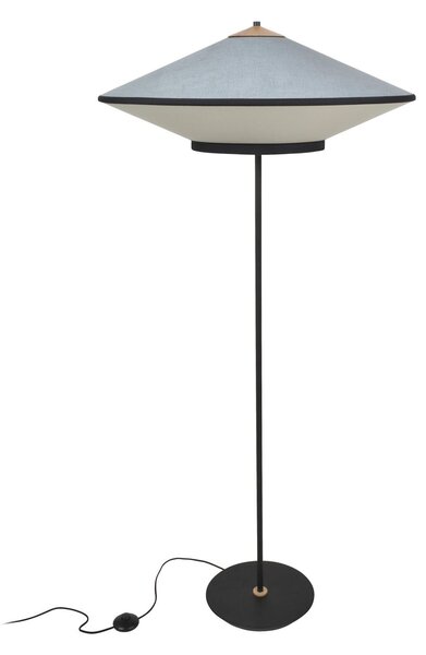 Lampa Podłogowa Forestier, Cymbal, niebieski, salon, tkanina | tekstylia, design