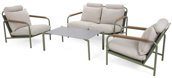 Zestaw mebli ogrodowych HOME & GARDEN 634036 Biało-zielony