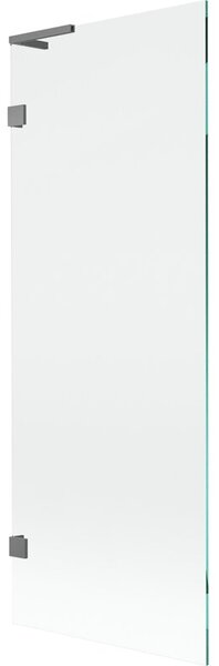 Mexen Lunar L parawan nawannowy 1-skrzydłowy 70 x 150 cm, transparent, gun metal - 897L-070-000-95-00