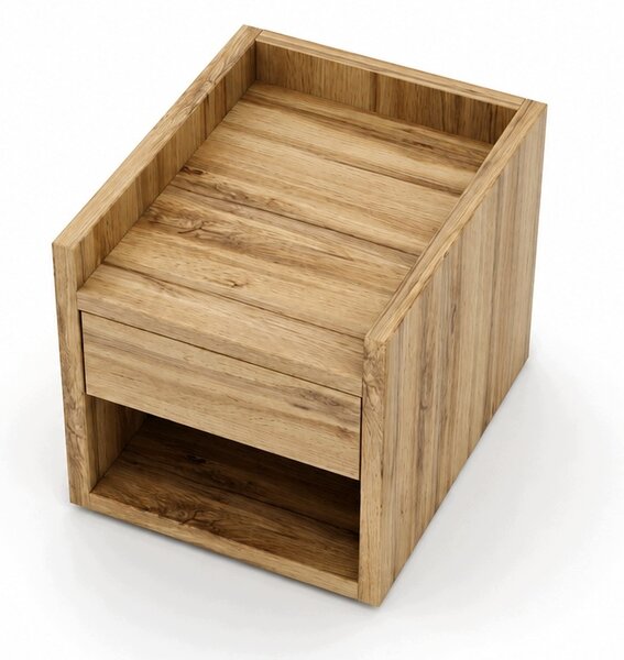Stolik nocny NUVIA DUO 35'' dąb wotan , wiszący